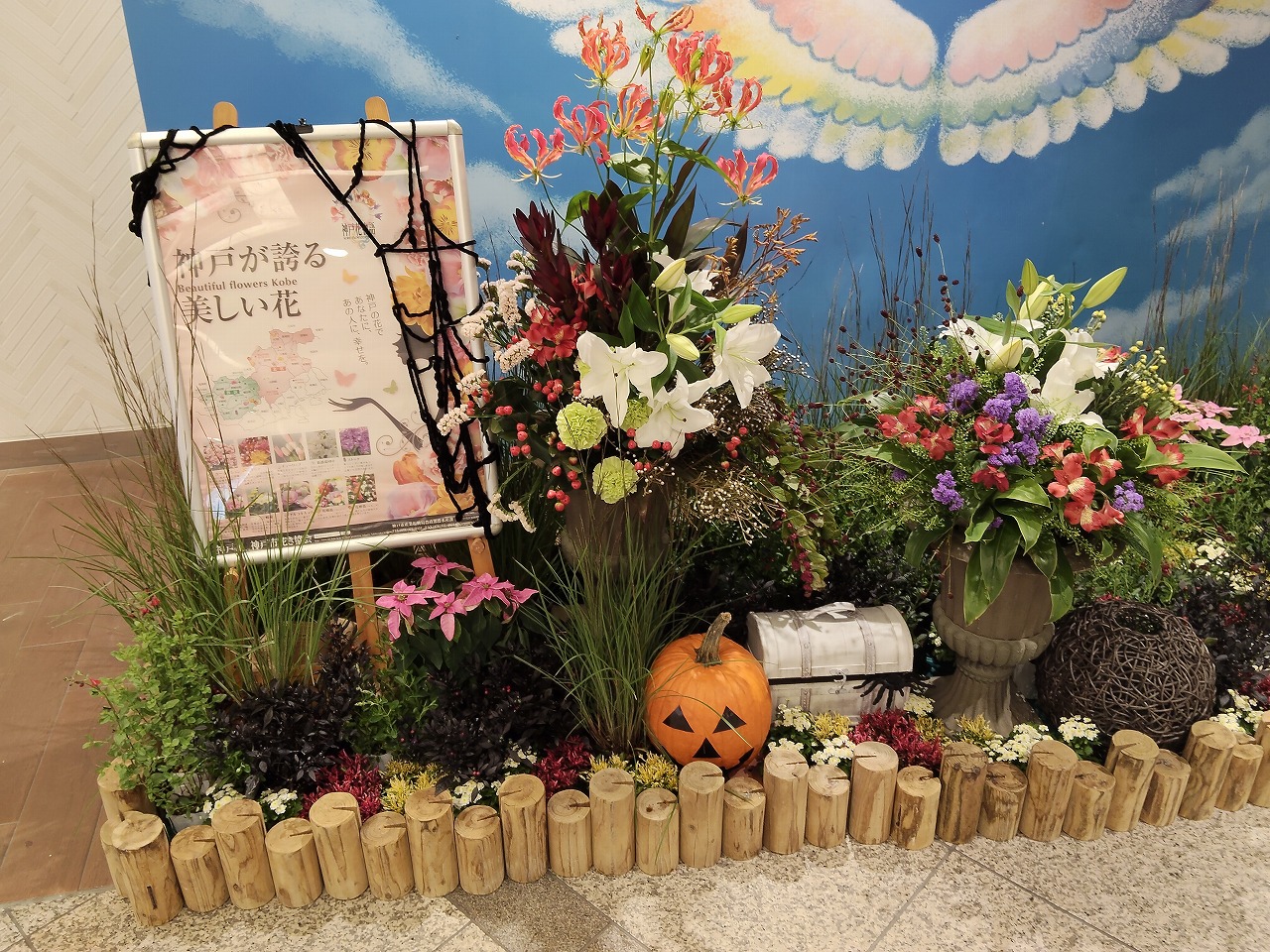 神戸の花による街の彩ガーデン（10月、ﾃﾞｭｵこうべ　）
